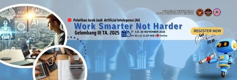 PJJ Artificial Intelegence (AI) Work Smarter Not Harder Gelombang III TA.2025